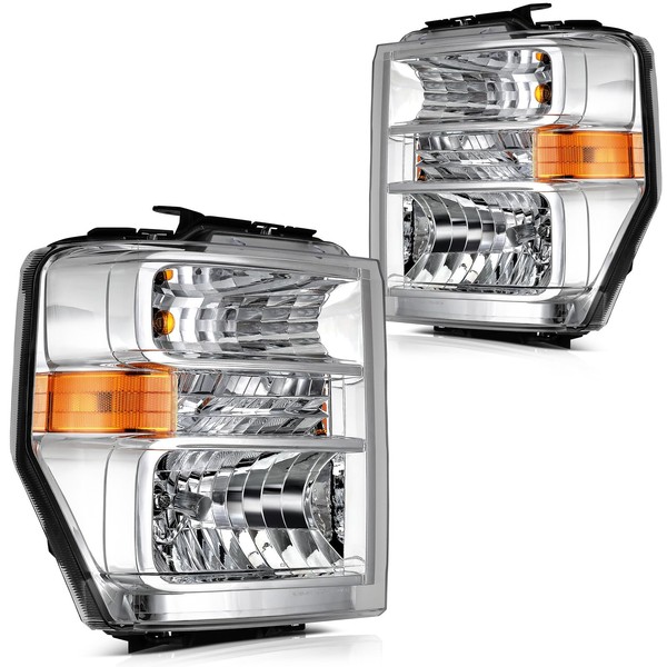 ECCPP Headlight Assembly For Ford E-150 E-250 2008-2014,For Ford E-350
