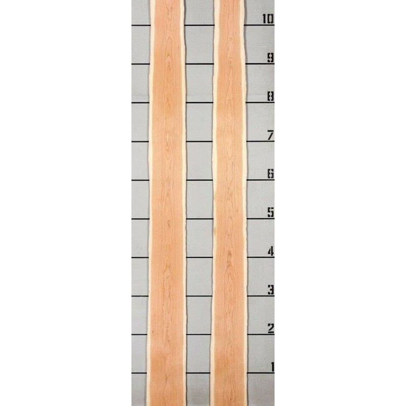 Cherry Wood Veneer 11" x 130" raw no Backing 1/42"