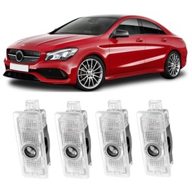 Set of 4 Car Door Light Projector Door Lighting for Mercedes CLA C117 X117 CLS C218 X218 Coupe C205 C207 Cabrio A205 A207 LED, Door Projectors Entry Lighting Underbody Lighting Car Accessories