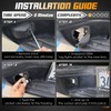 HERCOO LED License Plate Light Lens Tag Lights Rear Lamp