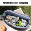 BORDSTRACT Camping Cookware Storage Bag, Large Chef and Dinnerware Carry