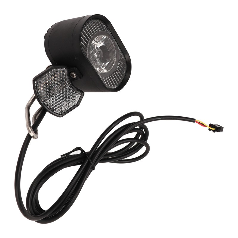 Electric Bike LED Headlight DC 36V to 48V IPX5 Waterproof