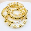 Hpebl 1040PCS Beads for Bracelets Pearl Bracelet Making Kit Friendship