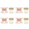 100pcs Binder Clips for Student Strong Clamping Force Metal Arrows