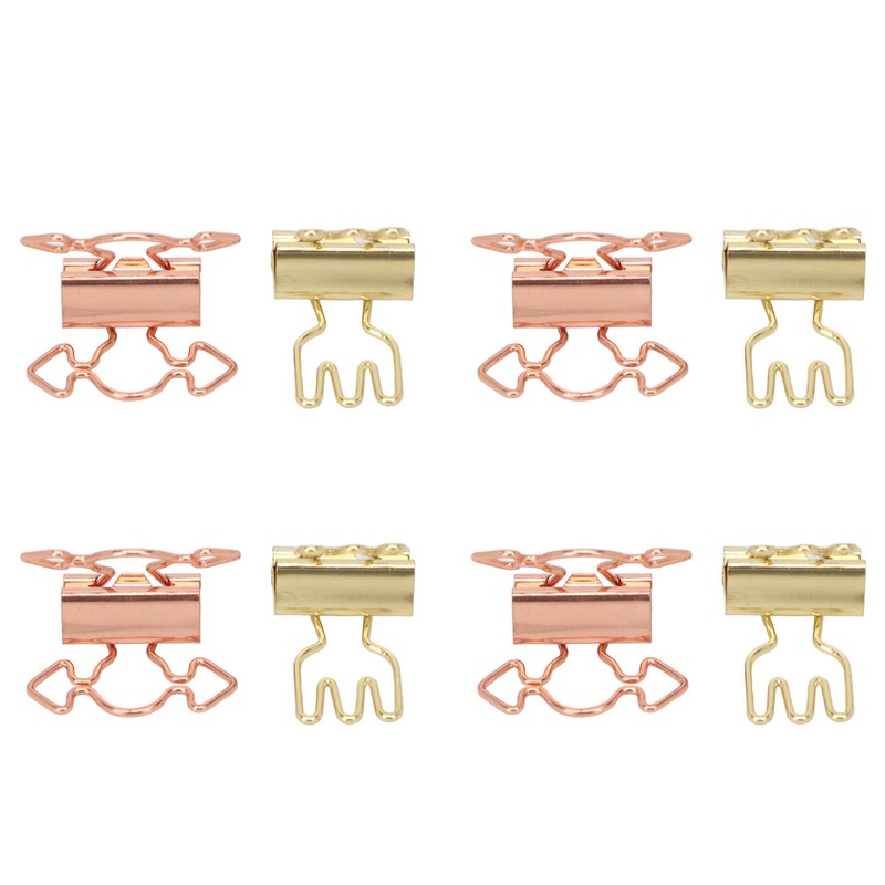 100pcs Binder Clips for Student Strong Clamping Force Metal Arrows