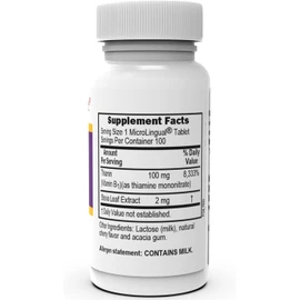 Superior Source B-1 100 mg - Vitamin B Supplement Supports Healthy Energy & Growth - Nervous & Digestive System Support Formula with Thiamin - 100 Sublingual Dissolving Tablets