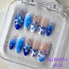 NailPhoria MID-FALL Collections 10PCS Handmade Press On Nails REUSABLE 3D