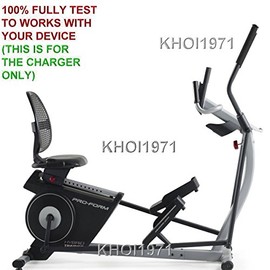 KHOI1971 ® Wall AC Power Adapter Compatible with PROFORM Hybrid Trainer Elliptical Recumbent Bike PFEL03815 PFEL038150 PFEL038151