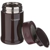 Zojirushi Stainless Steel Food Jar, Medium, Dark Brown