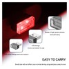 Dickno 4 PCS USB LED Car Interior Atmosphere Lamp, Portable