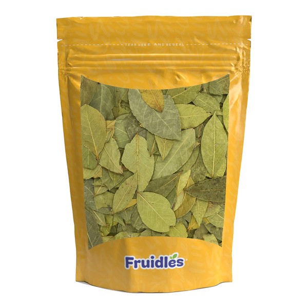 Fruidles Bay Leaves, Turkish Dried Bay Leaves in Resealable Bag, Kosher Certified, 2 Oz (2 Oz-Pack)
