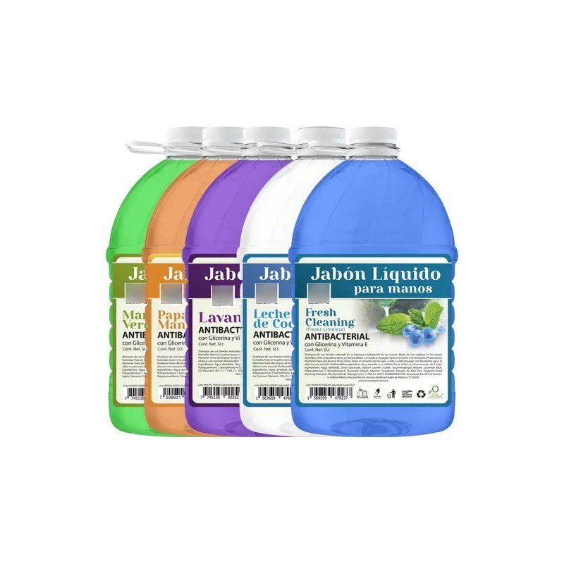 Jabón Líquido Para Manos Coco 5 Litros Vivonatural