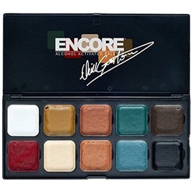 EBA Encore Neill Gorton OLD AGE Palette - Alcohol Activated! Old Age Makeup Professional Full Size - Waterproof Makeup - by European Body Art