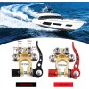 YCY Car Battery Terminal Connector Clamp 2Pcs Quick Release Adjust