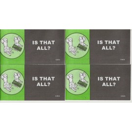 IS THAT ALL?: Four Chick Bible tracts Sent 1st class from OKLAHOMA CITY