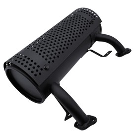 PODAFU New Left Side Muffle Compatible with Honda Parts GX630 GX660 GX670 GX690 GX700 GX800 V-Twin Engine V2MFLRHI 660880 The exhaust goes to the Left from Shaft PTO