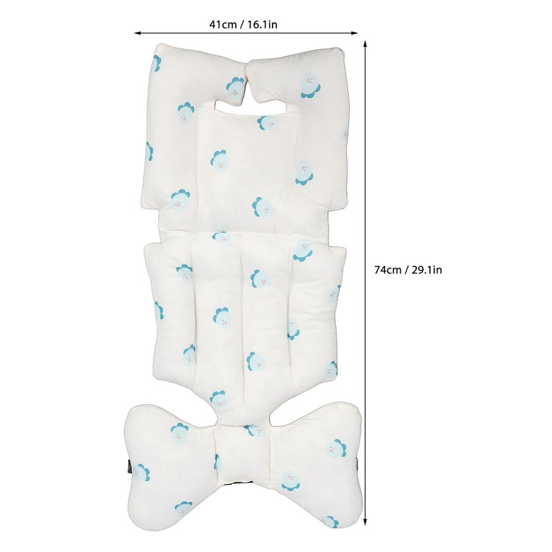 Child Stroller Seat Cushion Thicken Shockproof Breathable Warm Comfort Cushion