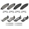YxpBrake Front Rear Ceramic Brake Pads with Hardware Fit for