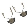 2Pcs Suspension Headset Bracket Helmet 19‑21mm Rail Adapter Rotatable Headphones