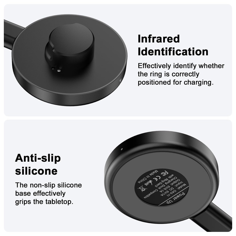 Underhub Compatible with Oura Ring Gen 3 (Size11) Charger Fast