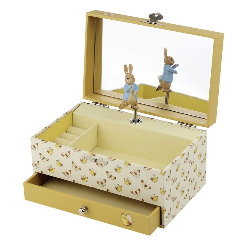 Trousselier - Peter Rabbit Treasure Box & Musical Jewellery Box