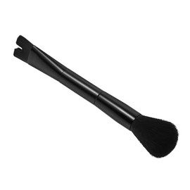 NOLITOY Brocha para Rubor de Doble Punta Diseño Dual para Contorno Fino y Acabado Profesional, Material Plástico y Nylon, Adecuado para Maquillaje de Nariz y Rostro