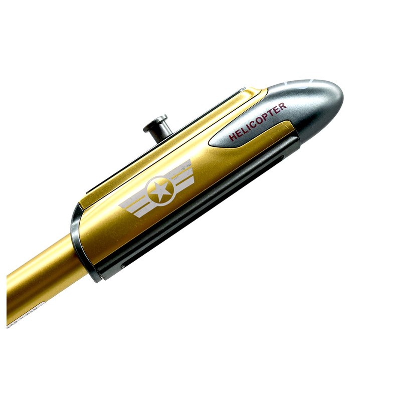 Lopenle 6 PCS Novelty Airplane Pens – Helicopter Shape Gel
