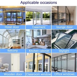 Tira de sellado de ventana autoadhesiva,guardapolvos para puertas， , tira de sellado de ventana de silicona, cinta autoadhesiva a prueba de insectos, a prueba de polvo y a prueba de polvo, aislamiento acústico, bajo puerta