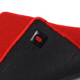 Unbranded Fits 16-21 Honda Civic Red Nylon Floor Mats Car Carpets Front Rear Non Slip 4PCS