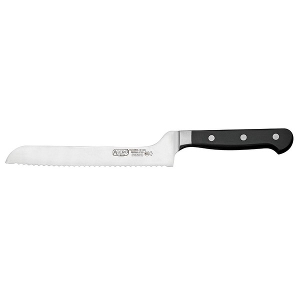 Winco Offset Bread Knife, 8-Inch, Stainless Steel