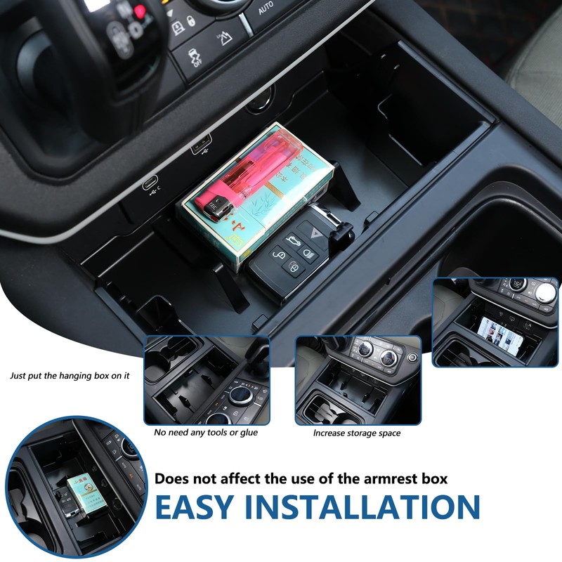 Bekantogy Center Console Organizer Tray Storage Box Compatible for Land