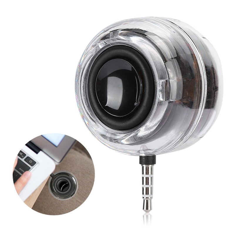 Portable Mini Speaker with 3.5mm Plug Handsfree Speakers Audio Music
