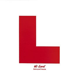 Hi Level Stick-On L Plates - Pack of 20 - Durable, Easy-to-Apply Learner Plates for Motorcycles, Scooters & Cars