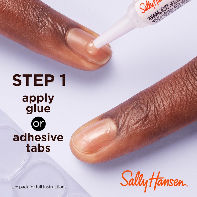 Sally Hansen Salon Effects® Perfect Manicure, Moon-Ami, Press On Nails,