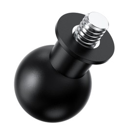iGoevo 20mm Ball Mount to 1/4"-20 Thread Adapter – TPU Anti-Slip Base for Firm and Stable Installation on Camera Rigs, Tripods, and Brackets