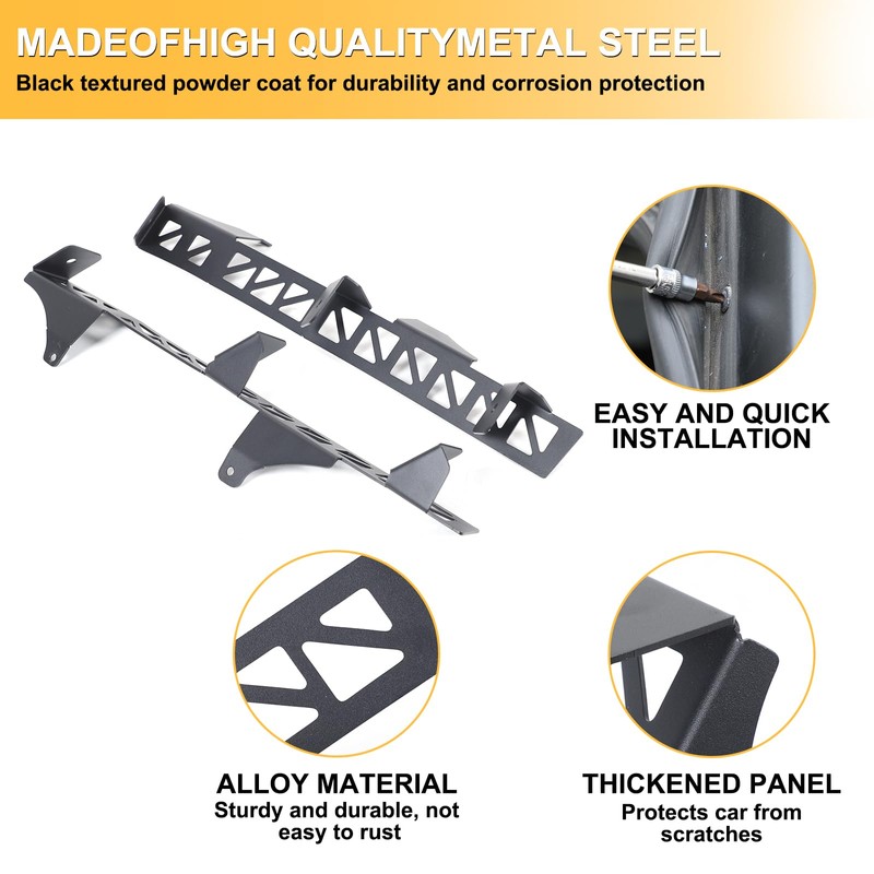 Car Windshield Light Mount Bracket Hummer H3 2005-2009 A-Pillar LED