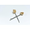 Peach Moonstone Hair Pins (QTY of 2)