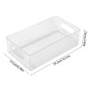 Caja De Almacenamiento Apilable Para Cosméticos De Acrílico Plateado