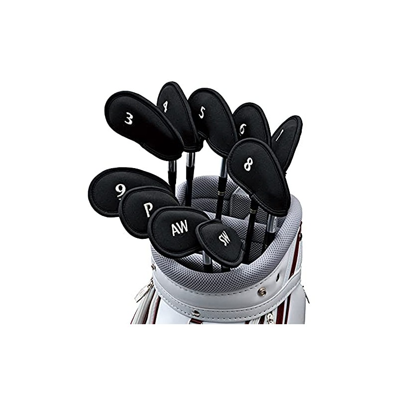 Daiya Golf HC-411 Iron Cover 411, Sold Separately, Black (50)