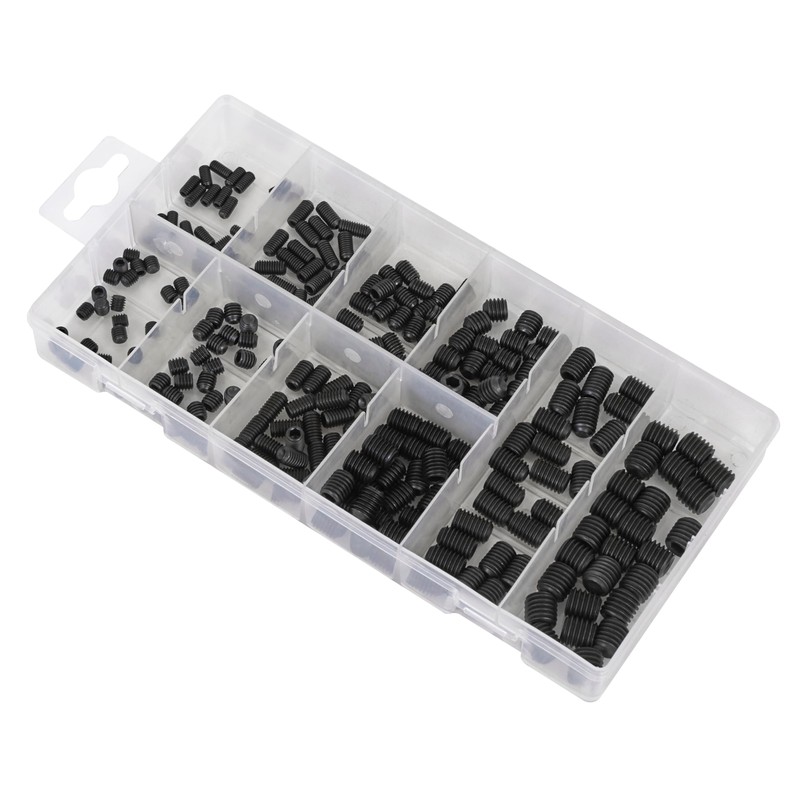 Grub Screw Assortment 250pc DIN 916 M4-M10 Metric