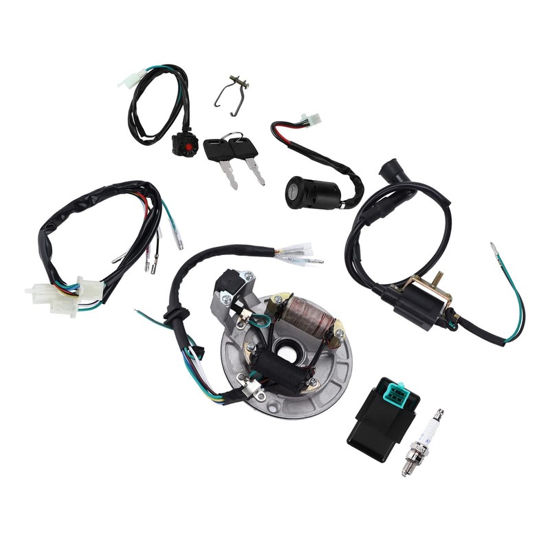Ignition Kit, Ignition Coil CDI Spark Plug Wiring Harness Magneto