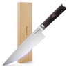 Butterfork 8 Inch Chef Knife, AR-RPM9 Steel, Pakkawood Handle Utility