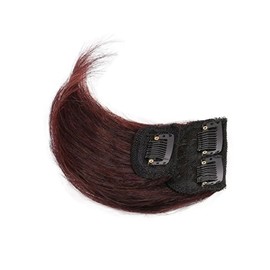 Women's Snap Pin Partial Wig, Top of Head, Side Hair Volume Wig 10cm (KYR-WFH425M) Dark Brown 10cm / 여성 똑딱핀 부분가발 정수리뽕 옆머리 볼륨가발 10cm (KYR-WFH425M) 다크브라운10cm