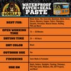 Gorilla Waterproof Patch & Seal Rubberized Sealant Paste, Black, 1lb
