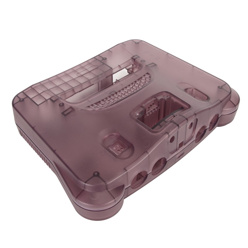 for N64 Translucent Case Replacement Retro Video Game Console Protective