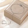UNIFT Hand Chain Bracelets for Women Set Stainless Steel Adjustable