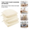 Wellsin Chair Cushions for Dining Chairs 4 Pack - Kitchen
