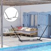 Outsunny Universal Hammock Stand 10-13ft Adjustable Steel Stand Space-Saving and