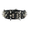 2" Wide Spiked Dog Collars, Leather Dog Collars for Large