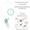 Doggiema Silicone Feeding Nipples and Syringe for Newborn Kittens, Puppies,